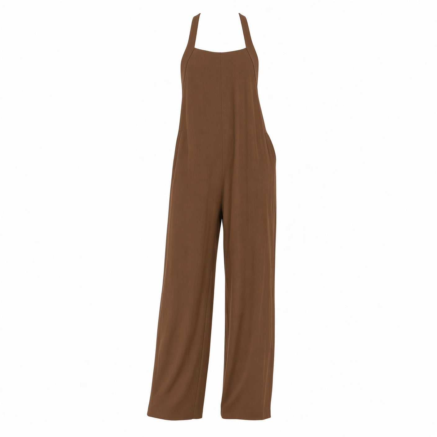 Mono Holgado De Lino Transpirable Fresco Tirantes Moda Mujer En Tendencia