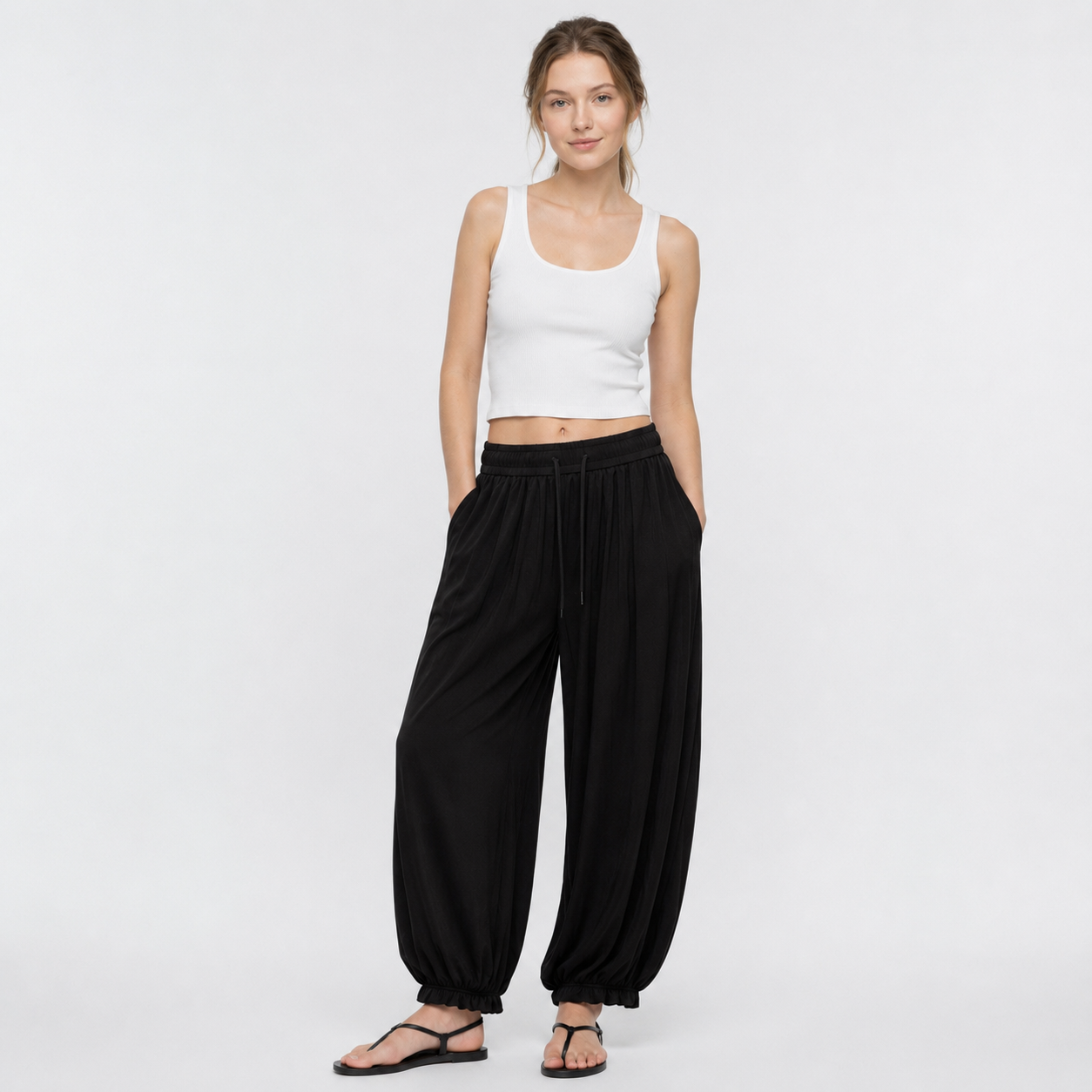 Pantalón Fluido para Mujer Cómodo y Elegante em Tendencia