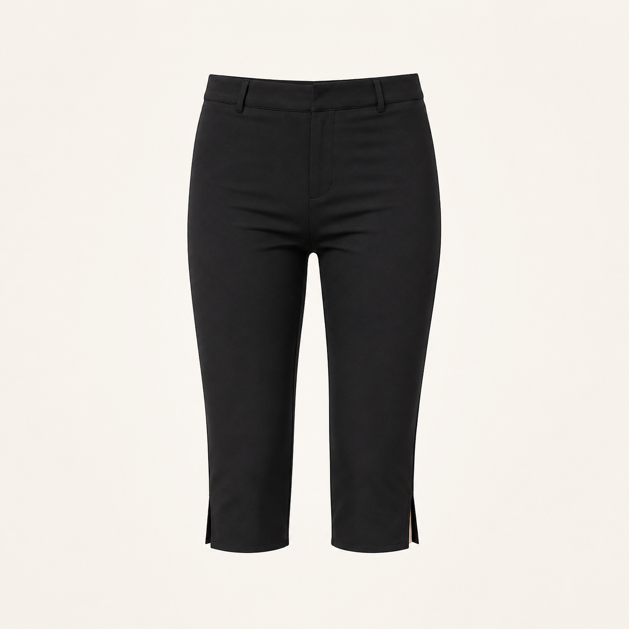 Pantalon Capri Negro y Blanco, Casual para Mujer en Tendencia