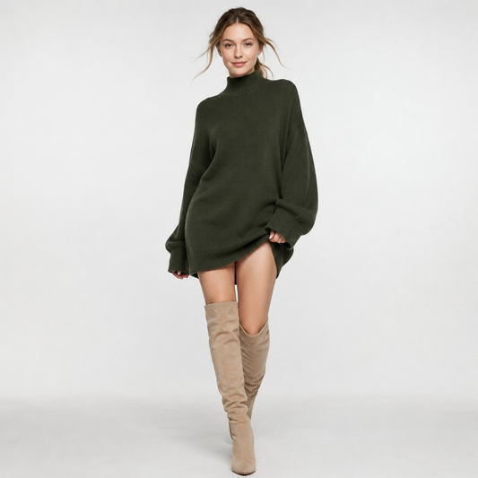 Vestido Suéter Oversized para Mujer