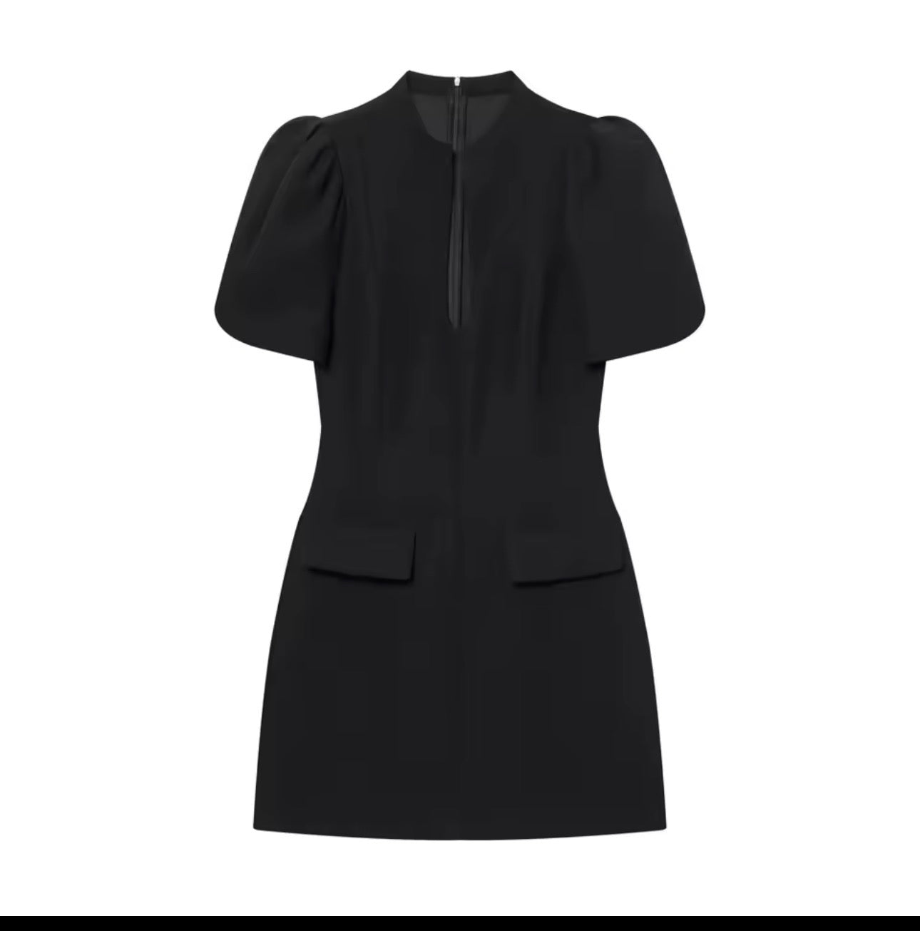 Vestido Corto Casual  Elegante con Manga Abullonada de Moda