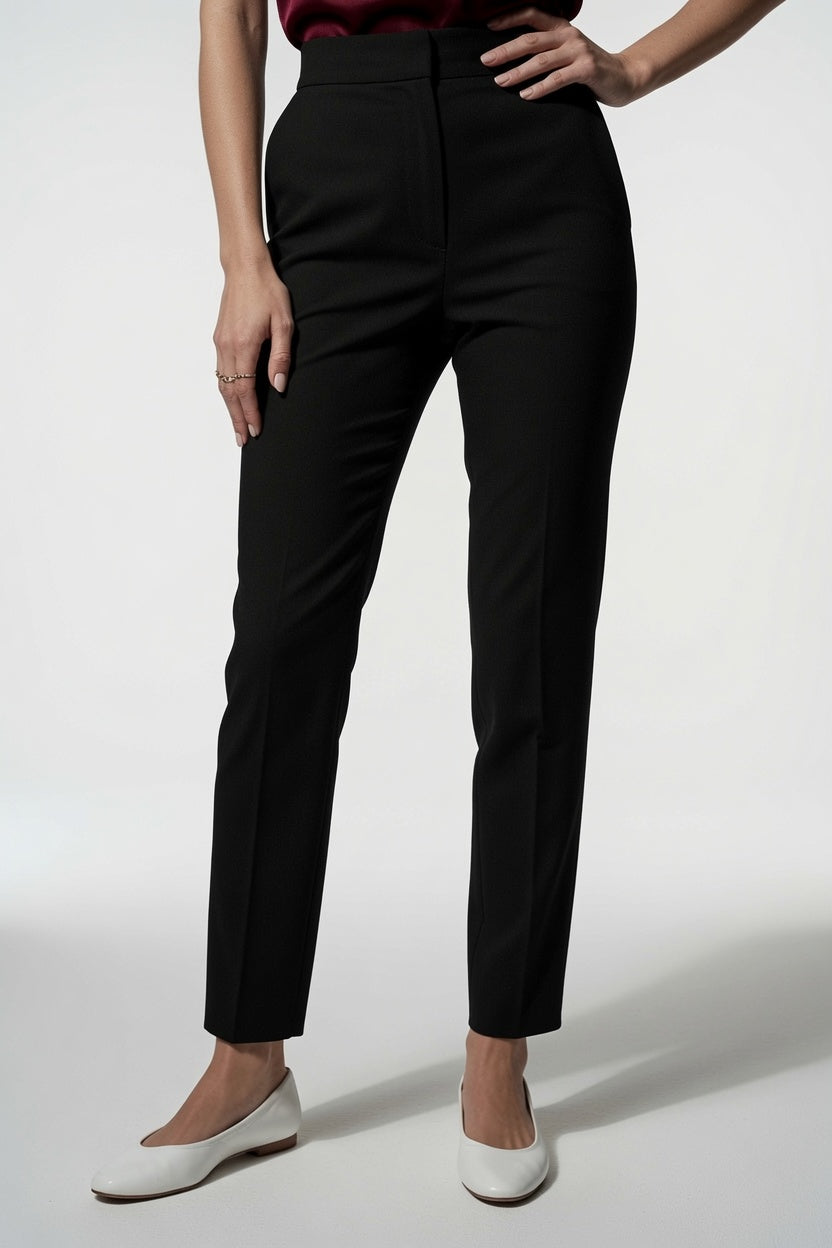 Elegante Pantalón De Traje Para Mujer Pierna Recta Diseño Asimétrico Moda Mujer En Tendencia 1 Tono Mas