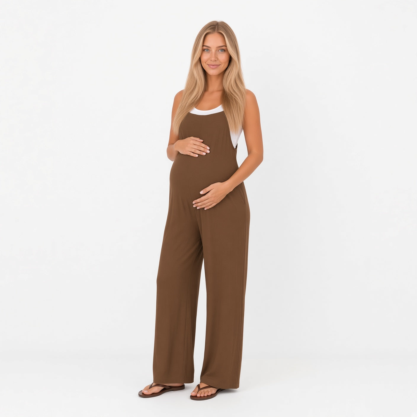 Mono Holgado De Lino Transpirable Fresco Tirantes Moda Mujer En Tendencia