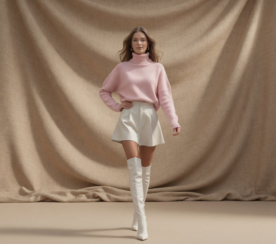 Pantalones Cortos De Mujer Elegantes De Cintura Alta Casual Holgados De Pierna Ancha Moda Mujer En Tendencia