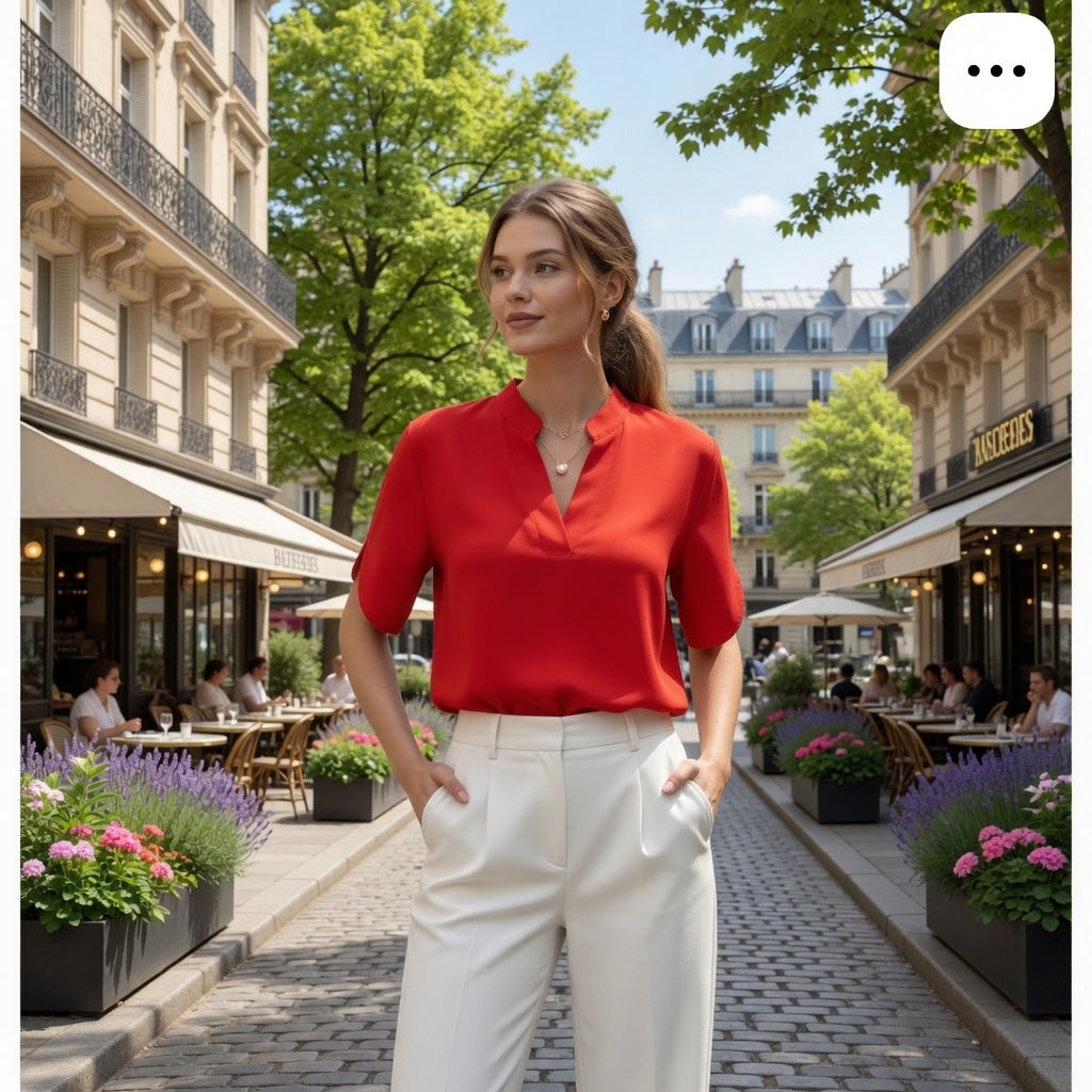 Blusa Casual Formal Elegante Moda Mujer En Tendencia / 4 Colores Mas.