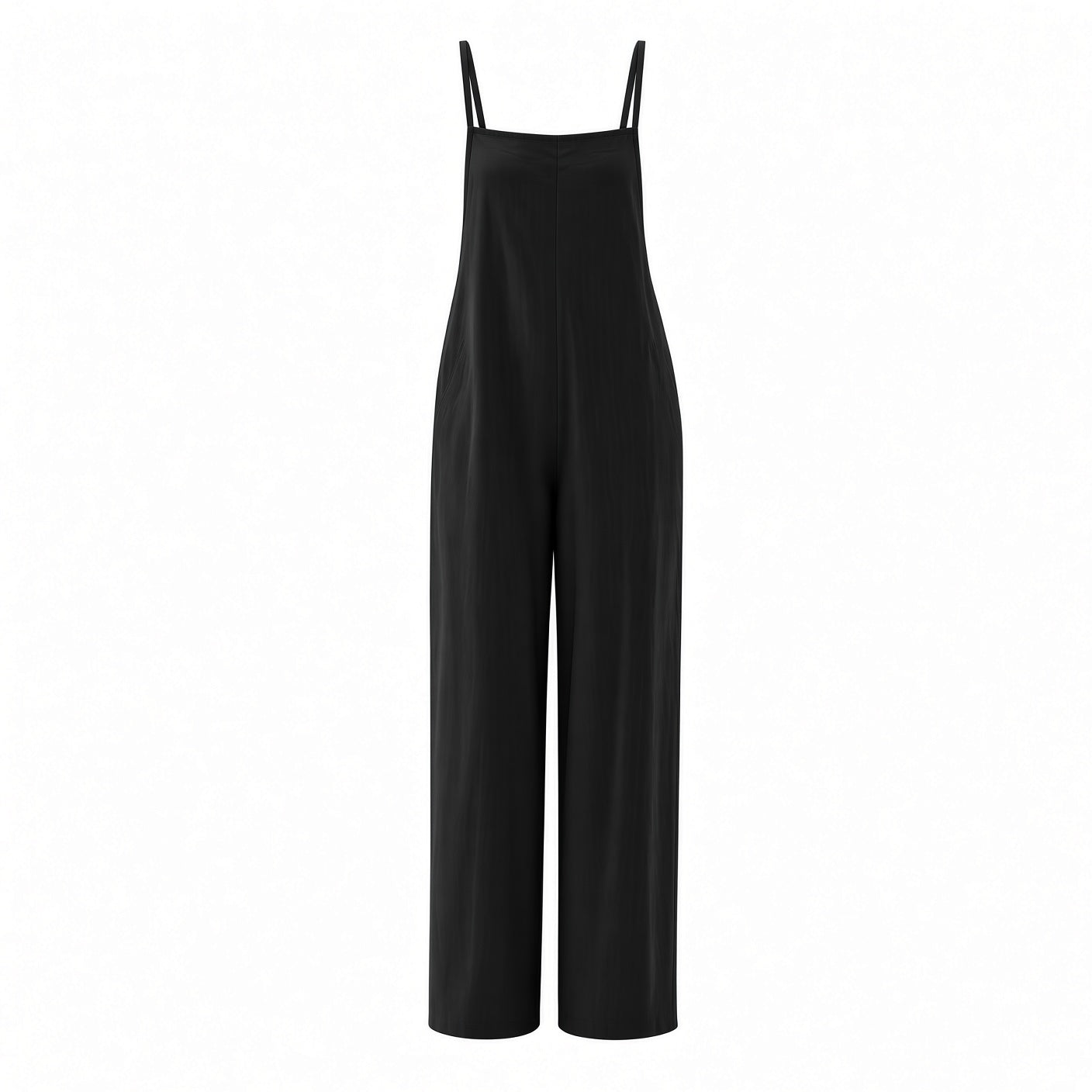 Mono Casual Holgado De Lino Transpirable Fresco Tirantes Moda Mujer En Tendencia