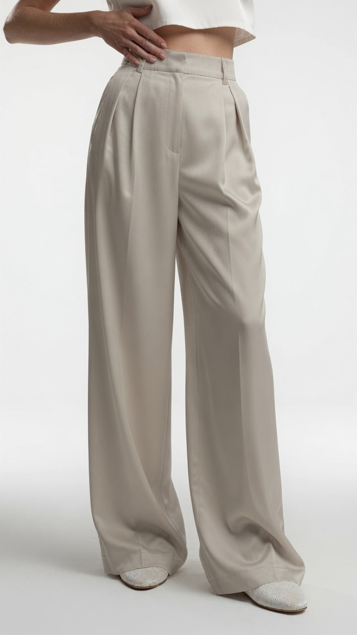 Elegante Pantalón Recto De Traje De Vestir Para Mujer Moda En Tendencia 4 Tonos Mas