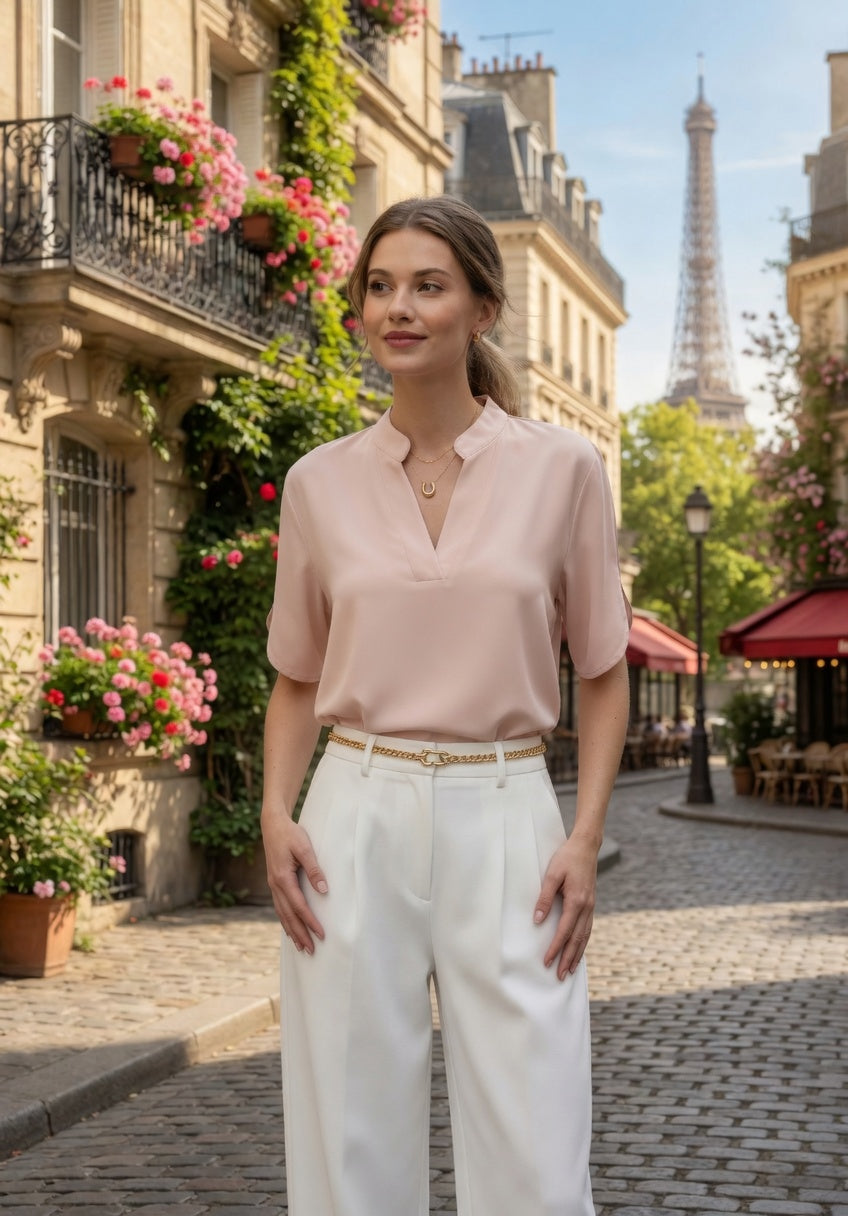 Blusa Casual Formal Elegante Moda Mujer En Tendencia / 4 Colores Mas.