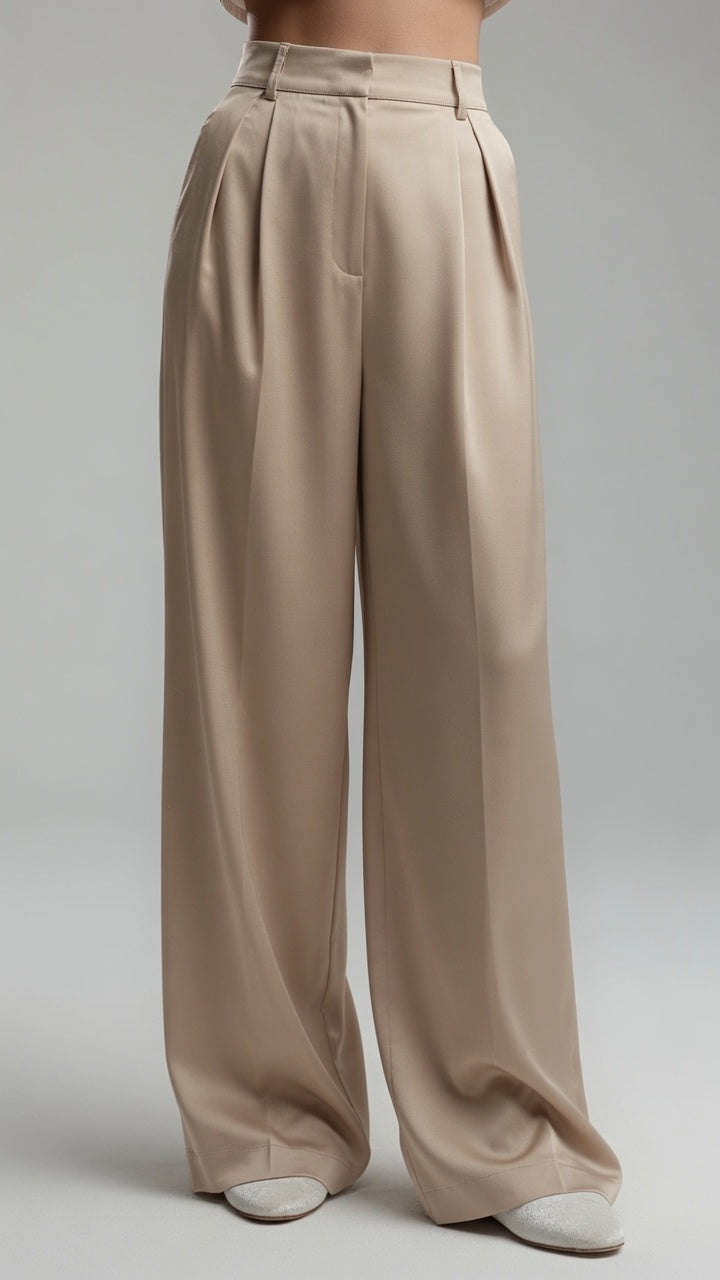 Elegante Pantalón Recto De Traje De Vestir Moda Mujer En Tendencia 3 Tonos Mas